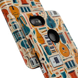 Musical Instruments Design 01 on Google Pixel Phone Case - Floral Design for Music Lovers