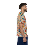 Musical Instruments Design 01 Print on Men's Sports Jersey - Beach Vibes Apparel