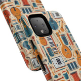 Musical Instruments Design 01 on Google Pixel Phone Case - Floral Design for Music Lovers