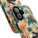 Tropical Piano iPhone Case - Floral Design for Music Lovers