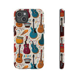 Musical Instruments Design 03 on iPhone Case - Beautiful Design for Music Lovers