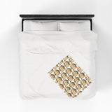 Beethoven Design 02 on Velveteen Plush Blanket for Music Lovers