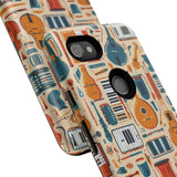 Musical Instruments Design 01 on Google Pixel Phone Case - Floral Design for Music Lovers
