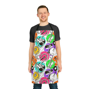 Colourful Musical Instruments Apron (AOP) 1