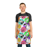 Colourful Musical Instruments Apron (AOP) 1