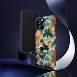 Tropical Piano iPhone Case - Floral Design for Music Lovers