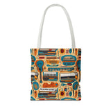 Musical Instrument Design 02 on Piano Tote Bag - Stylish Summer Accessory for Music Lovers