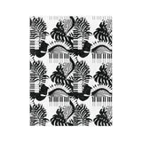 Piano Keys Velveteen Minky Blanket 1