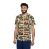 Musical Instruments Design 02 Print on Men's Sports Jersey - Beach Vibes Apparel