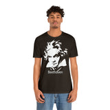 Beethoven Image on Unisex Jersey Short Sleeve Tee