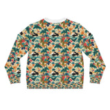 Tropical Piano Design 01 on Lightweight Sweatshirt | Music Lover's Gift