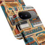 Musical Instruments Design 02 on Google Pixel Phone Case - Beautiful Design For Music Lovers