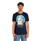 Beethoven Image on Unisex Jersey Short Sleeve Tee