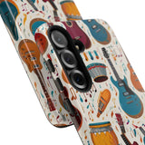 Musical Instruments Design 03 on Samsung Galaxy Phone Case - Beautiful Design for Music Lovers