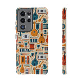 Musical Instruments Design 01 on Samsung Galaxy Phone Case - Floral Design for Music Lovers
