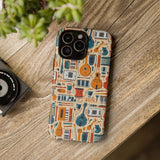 Musical Instruments Design 01 on iPhone Case - Floral Design for Music Lovers