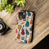 Musical Instruments Design 03 on iPhone Case - Beautiful Design for Music Lovers