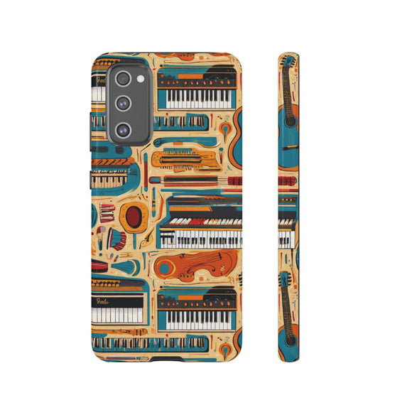Musical Instruments Design 02 on Samsung Galaxy Phone Case - Beautiful Design for Music Lovers