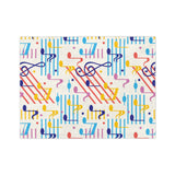 Musical Notes Velveteen Minky Blanket 2