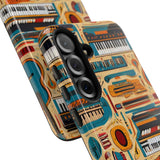 Musical Instruments Design 02 on Samsung Galaxy Phone Case - Beautiful Design for Music Lovers