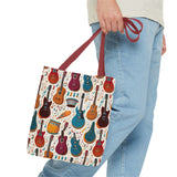 Musical Instrument Design 03 on Piano Tote Bag - Stylish Summer Accessory for Music Lovers