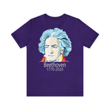 Beethoven Image on Unisex Jersey Short Sleeve Tee