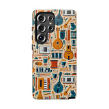 Musical Instruments Design 01 on Samsung Galaxy Phone Case - Floral Design for Music Lovers