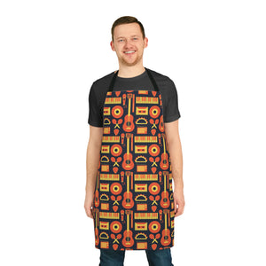 Colourful Musical Instruments Apron (AOP) 2