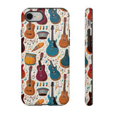 Musical Instruments Design 03 on iPhone Case - Beautiful Design for Music Lovers