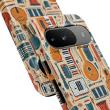 Musical Instruments Design 01 on Google Pixel Phone Case - Floral Design for Music Lovers