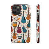 Musical Instruments Design 03 on iPhone Case - Beautiful Design for Music Lovers