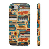 Musical Instruments Design 02 on iPhone Case - Lovely Design for Music Lovers