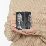 GF Handel Portrait on Ceramic Mug 11oz - Musician Gift, Coffee Cup for Music Lovers