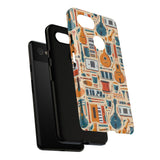Musical Instruments Design 01 on Google Pixel Phone Case - Floral Design for Music Lovers