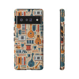 Musical Instruments Design 01 on Google Pixel Phone Case - Floral Design for Music Lovers