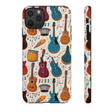 Musical Instruments Design 03 on iPhone Case - Beautiful Design for Music Lovers