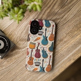 Musical Instruments Design 03 on iPhone Case - Beautiful Design for Music Lovers