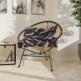 Piano Keys Velveteen Minky Blanket 5