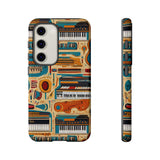 Musical Instruments Design 02 on Samsung Galaxy Phone Case - Beautiful Design for Music Lovers