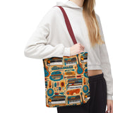 Musical Instrument Design 02 on Piano Tote Bag - Stylish Summer Accessory for Music Lovers