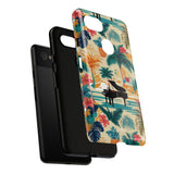 Tropical Piano Google Pixel Phone Case - Floral Design for Music Lovers
