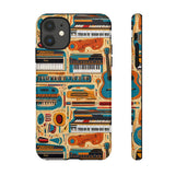 Musical Instruments Design 02 on iPhone Case - Lovely Design for Music Lovers
