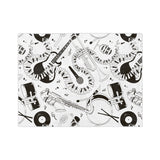 Musical Instruments Velveteen Minky Blanket 3