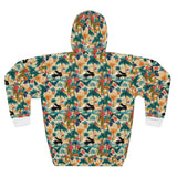 Tropical Piano Paradise Unisex Pullover Hoodie - Beach Vibes & Floral Print