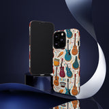 Musical Instruments Design 03 on iPhone Case - Beautiful Design for Music Lovers