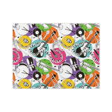 Musical Instruments Velveteen Minky Blanket 2