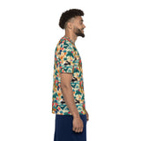 Tropical Piano Print Men's Sports Jersey - Beach Vibes Apparel