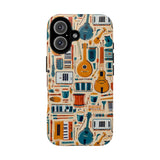 Musical Instruments Design 01 on Google Pixel Phone Case - Floral Design for Music Lovers