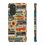 Musical Instruments Design 02 on Samsung Galaxy Phone Case - Beautiful Design for Music Lovers