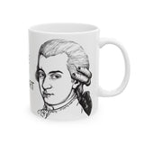 Ode To Mozart Design C on Ceramic Mug 11oz